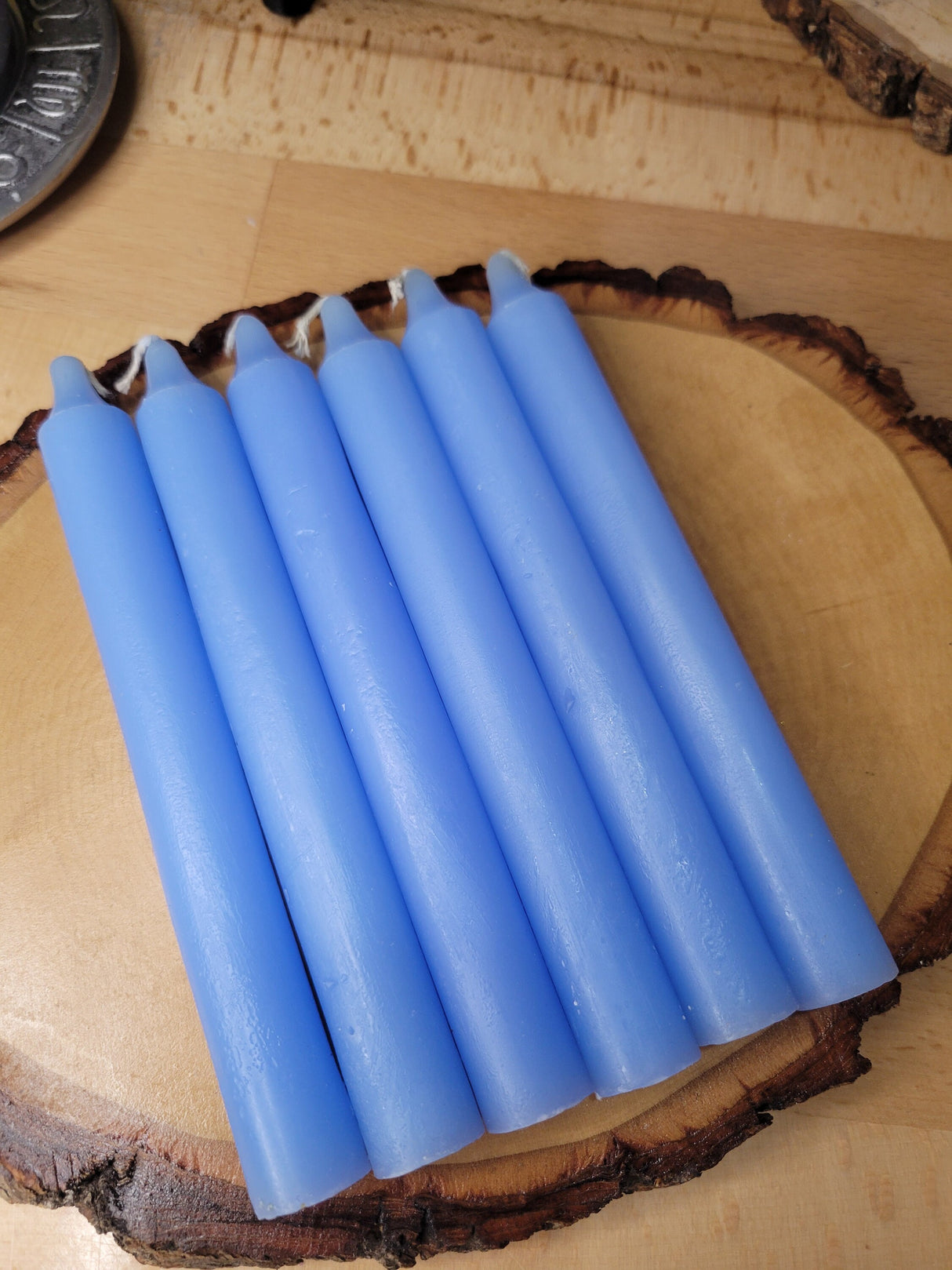 Light Blue Taper Candles - 6-Inch Elegant Candle Set