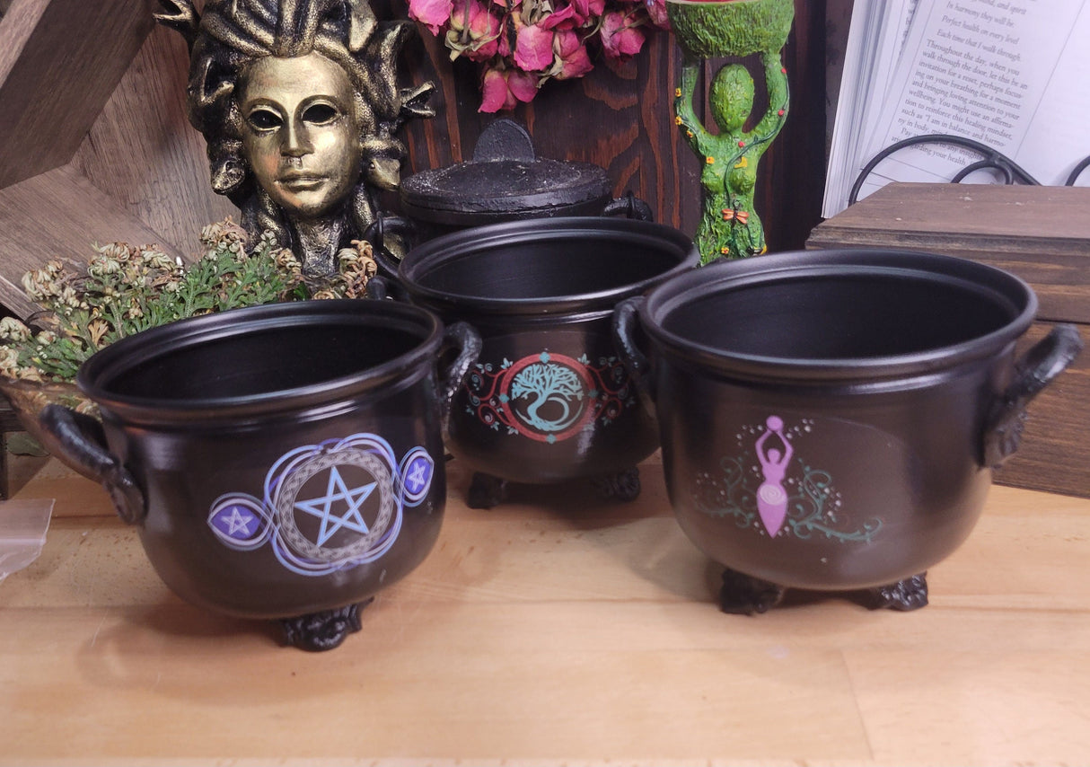 Cauldron Resin Incense Burner Starter Kit: Altar Tool