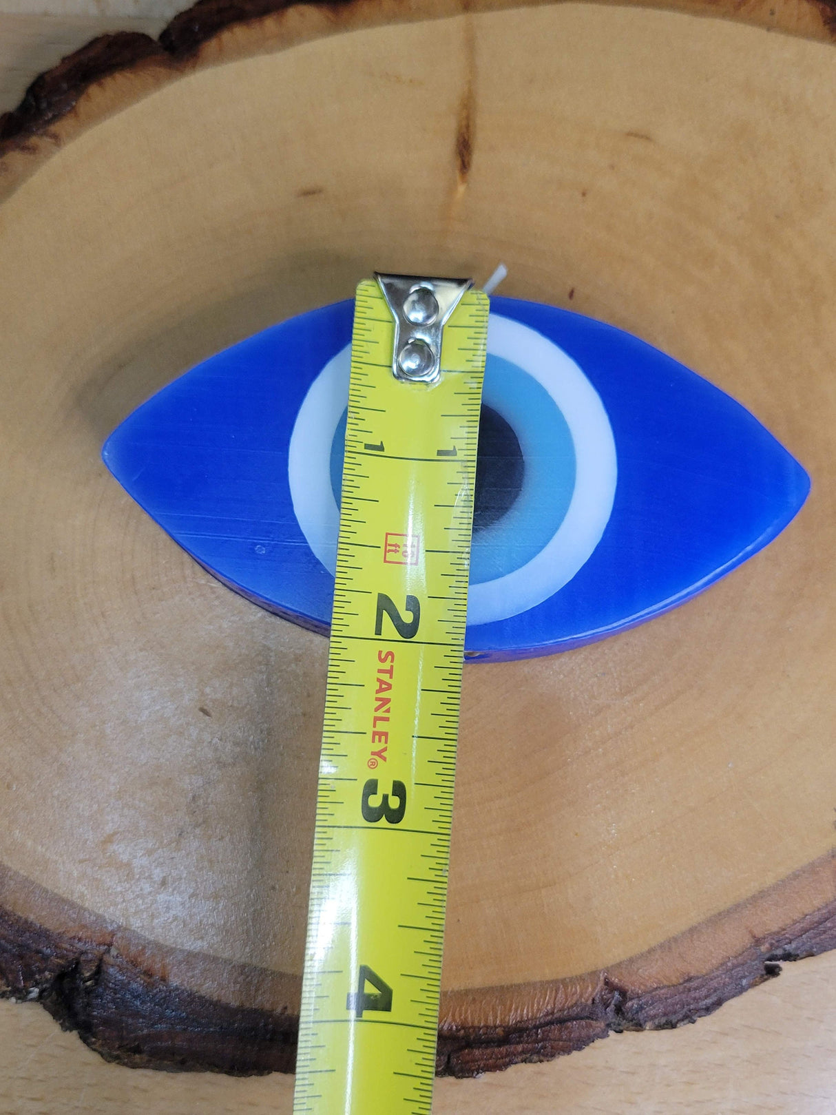 Evil Eye Candle: Round Paraffin Wax Spiritual Gift