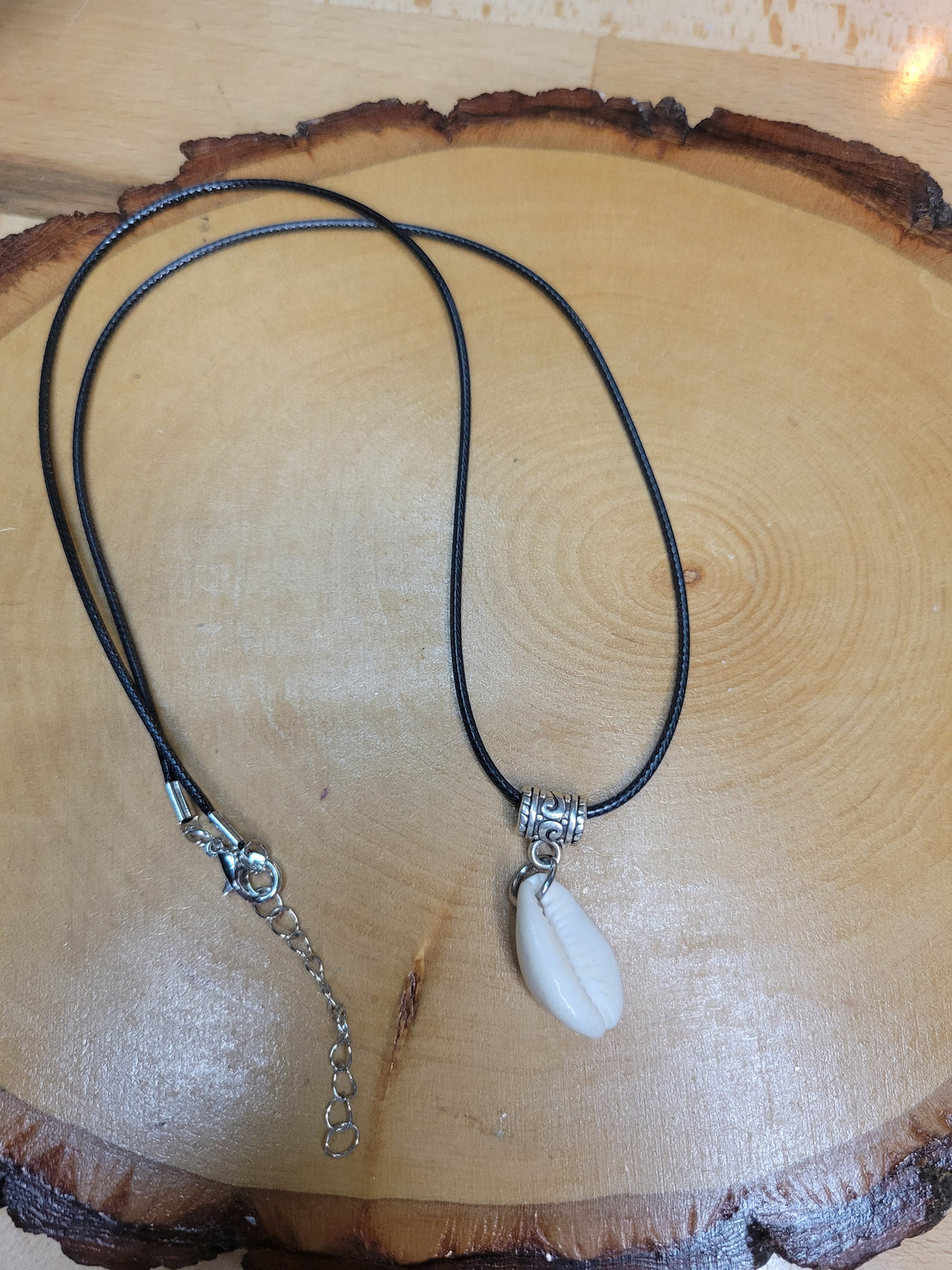 Cowrie Shell Pendant Necklace: Summer Goddess Jewelry