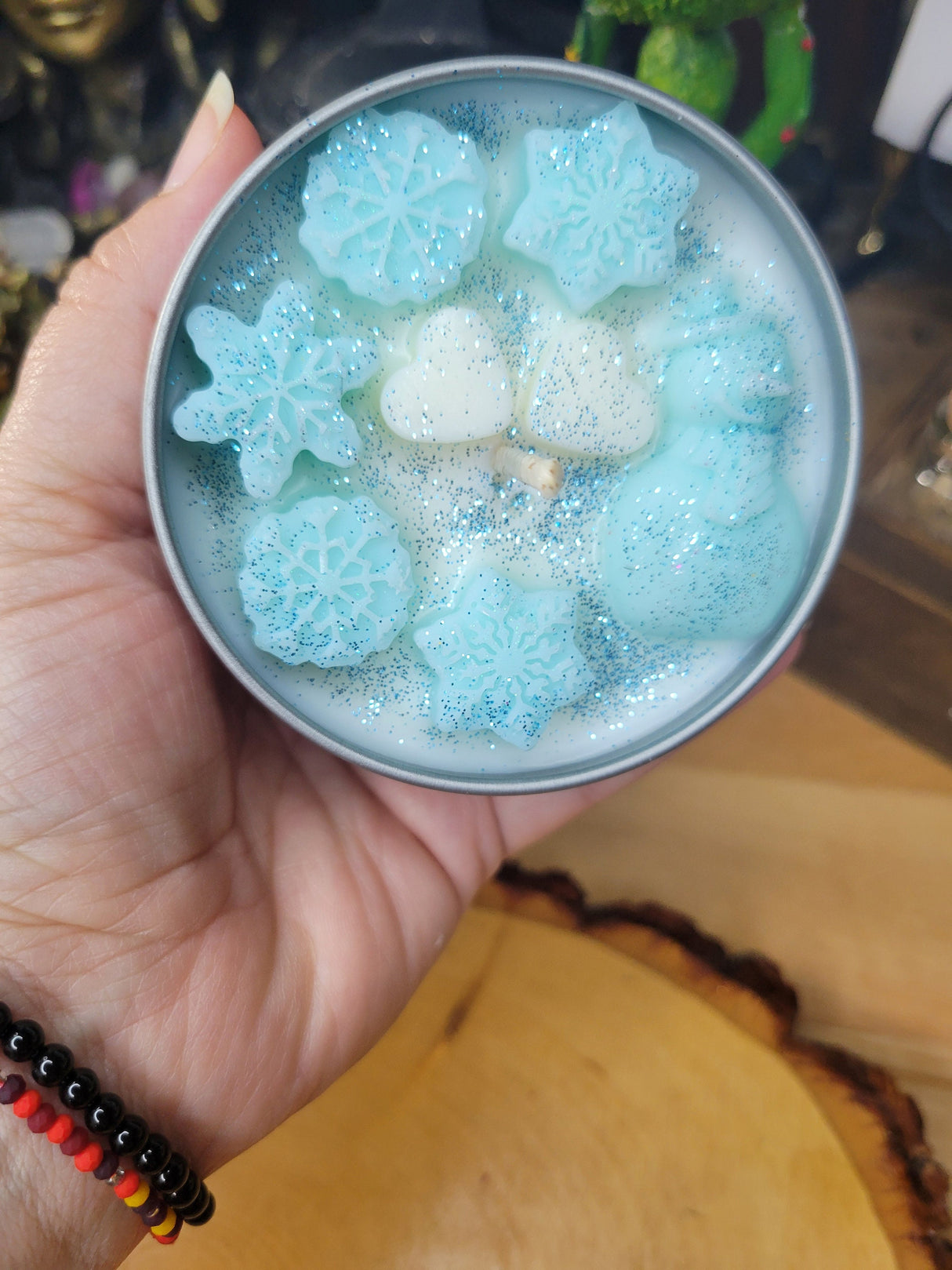 Christmas Scented Soy Candle: Clove, Vanilla, Jasmine