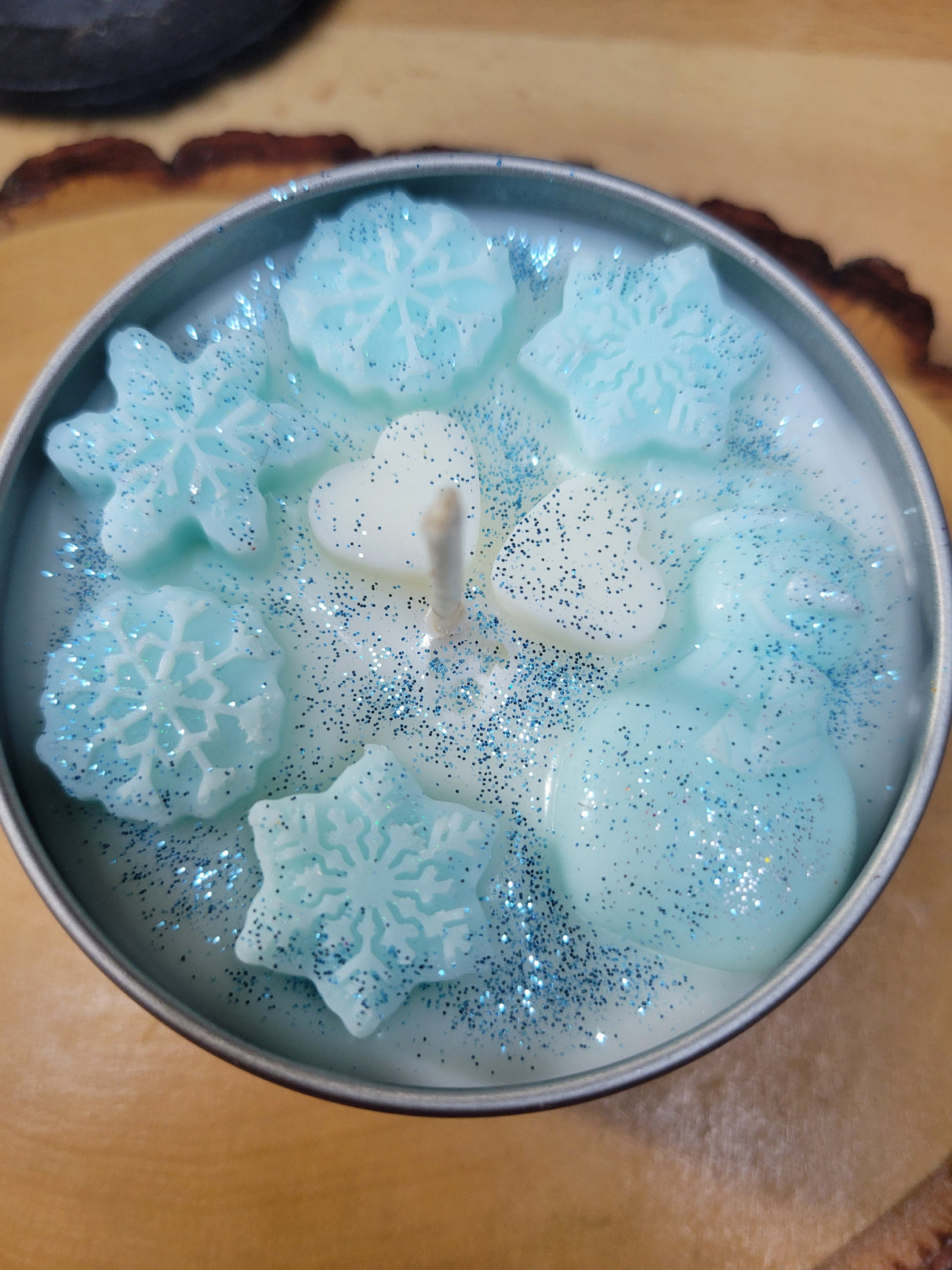 Christmas Scented Soy Candle: Clove, Vanilla, Jasmine