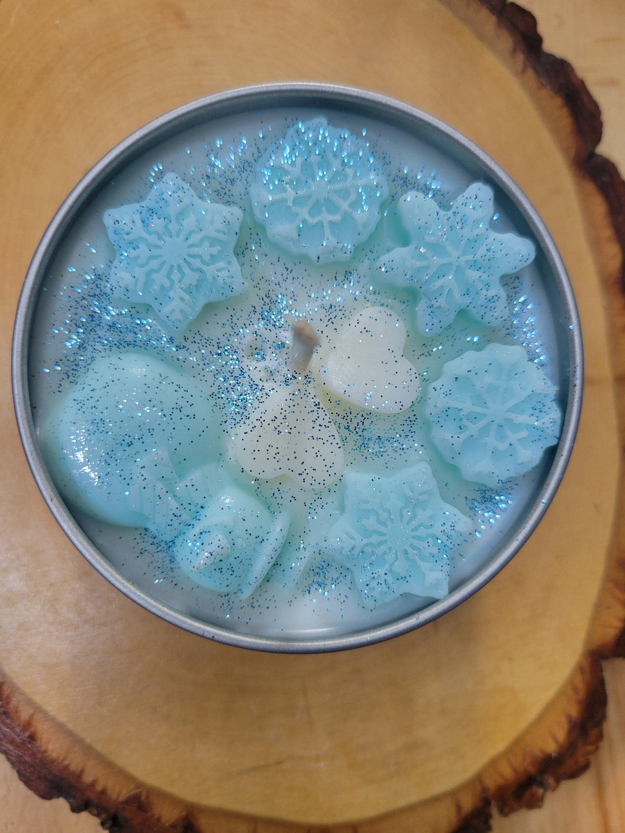 Christmas Scented Soy Candle: Clove, Vanilla, Jasmine