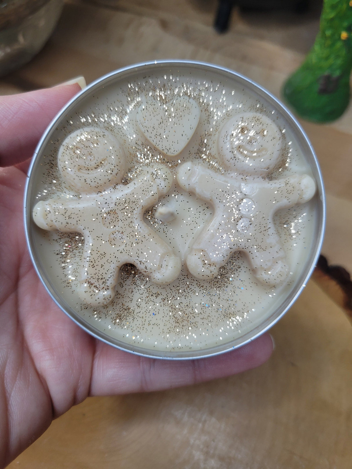 Gingerbread Candle -Gingerbread Man- Autumn Candles - Gift Candles - Scented Soy Candle -