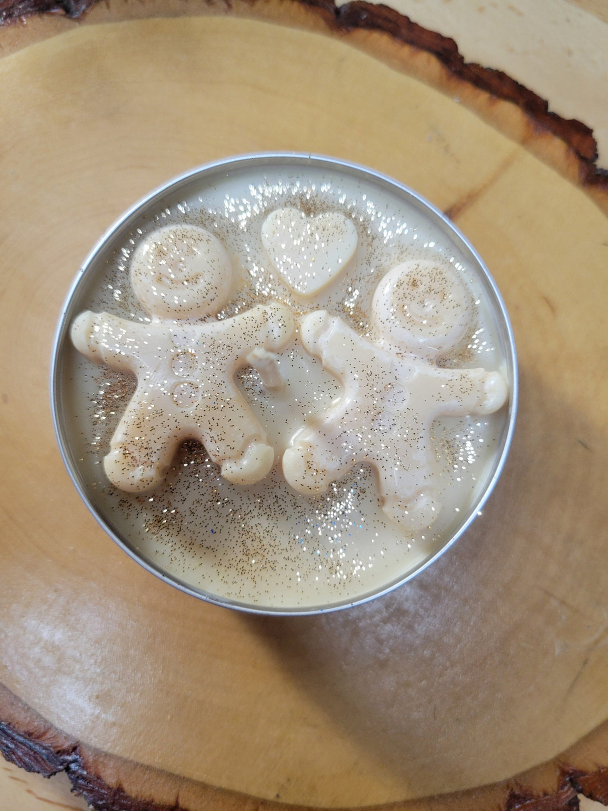 Gingerbread Candle -Gingerbread Man- Autumn Candles - Gift Candles - Scented Soy Candle -