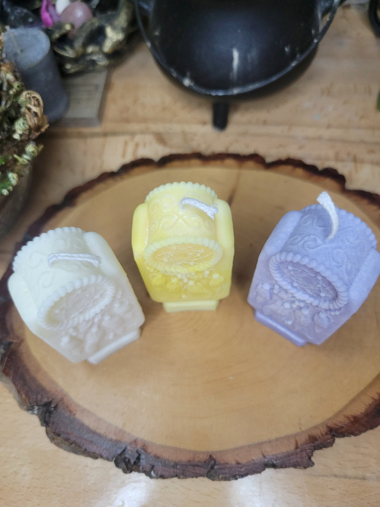Dreamcatcher Pillar Candle: Hand-Poured Ritual Candle