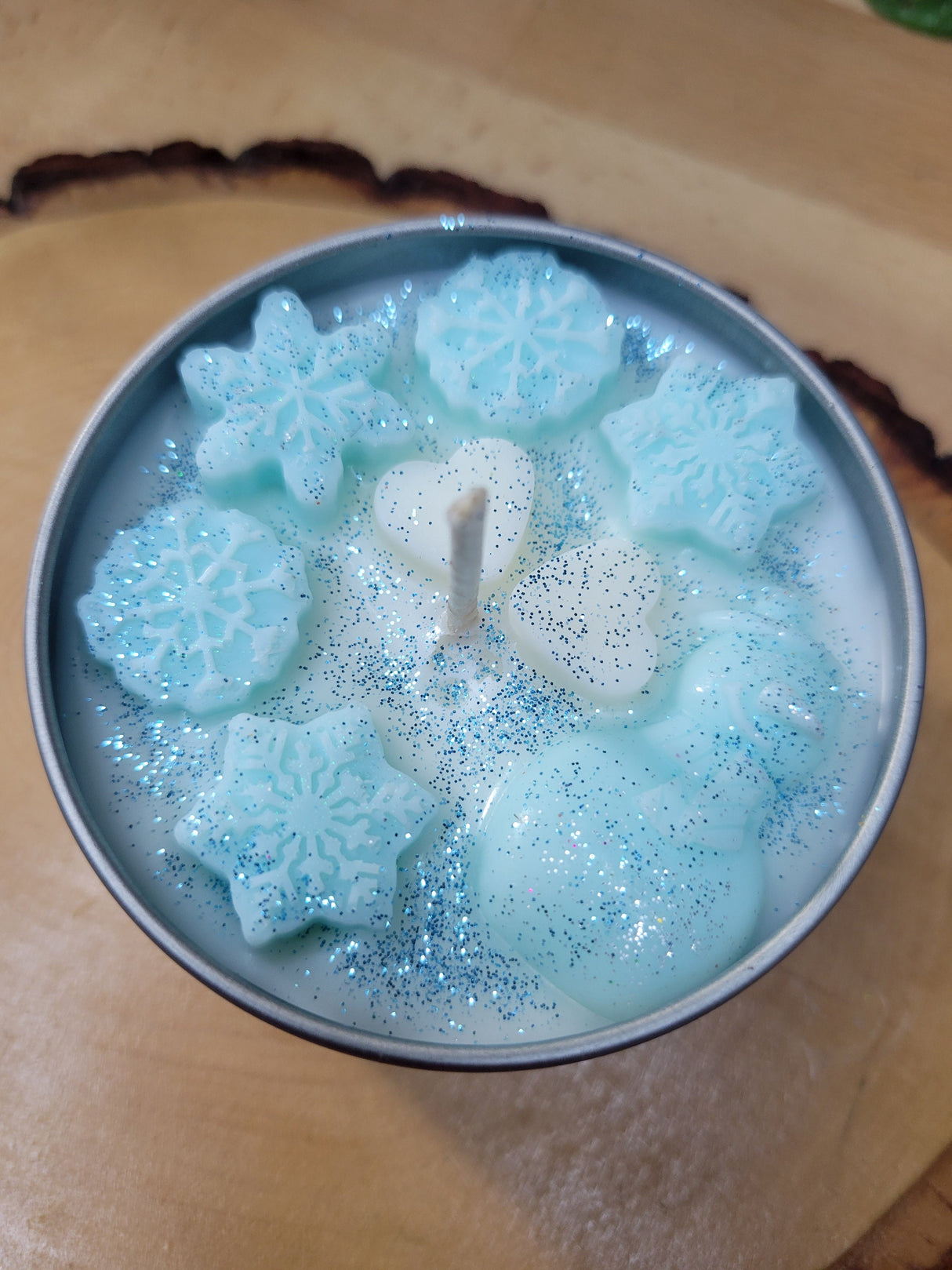 Christmas Scented Soy Candle: Clove, Vanilla, Jasmine