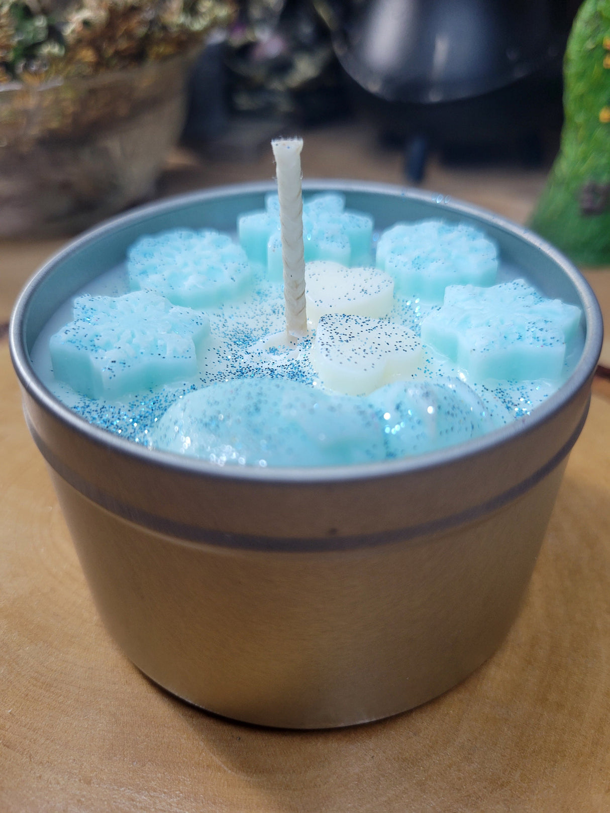 Christmas Scented Soy Candle: Clove, Vanilla, Jasmine