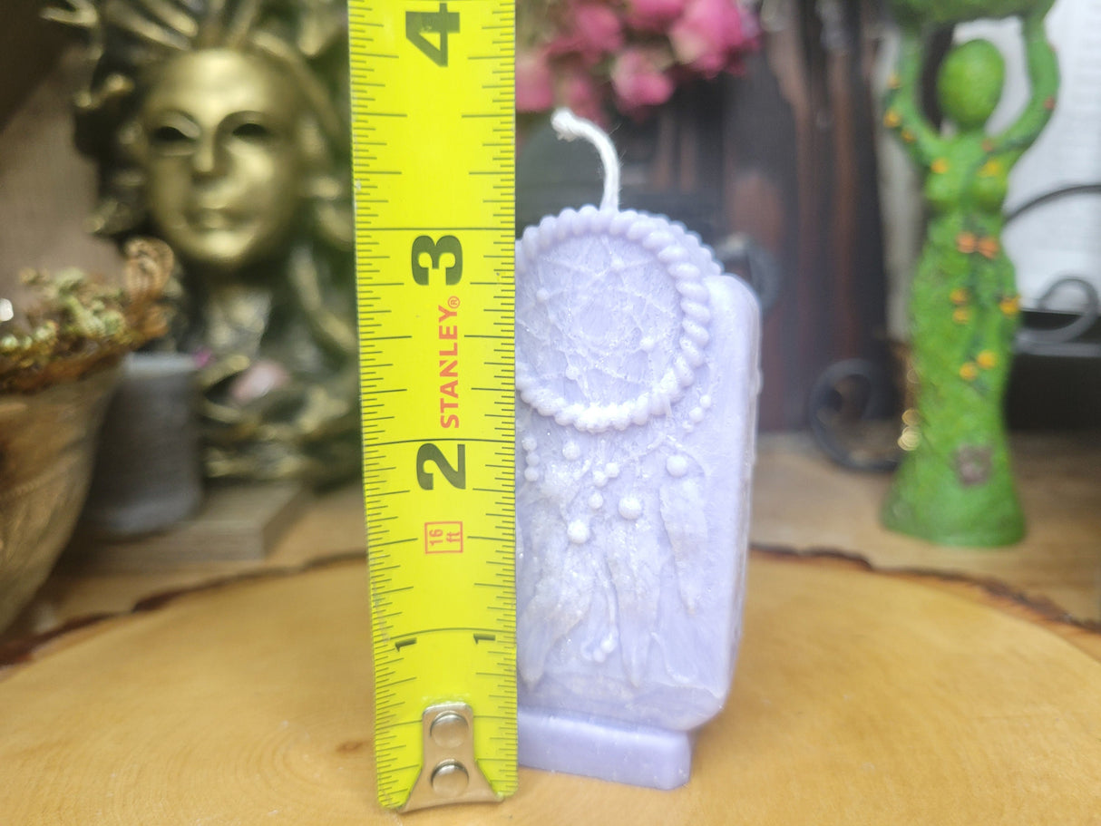 Dreamcatcher Pillar Candle: Hand-Poured Ritual Candle