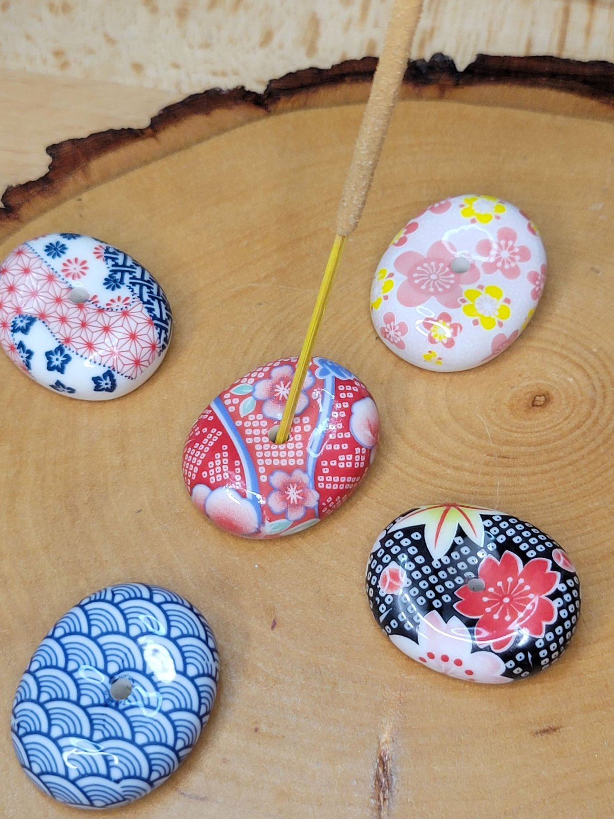 Ceramic Tiny Incense Holder Handmade Small Incense Home Decor Handmade Incense Holder