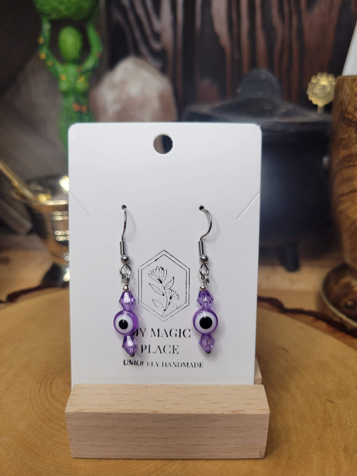 Colored Evil Eye Earrings: Protection Jewelry