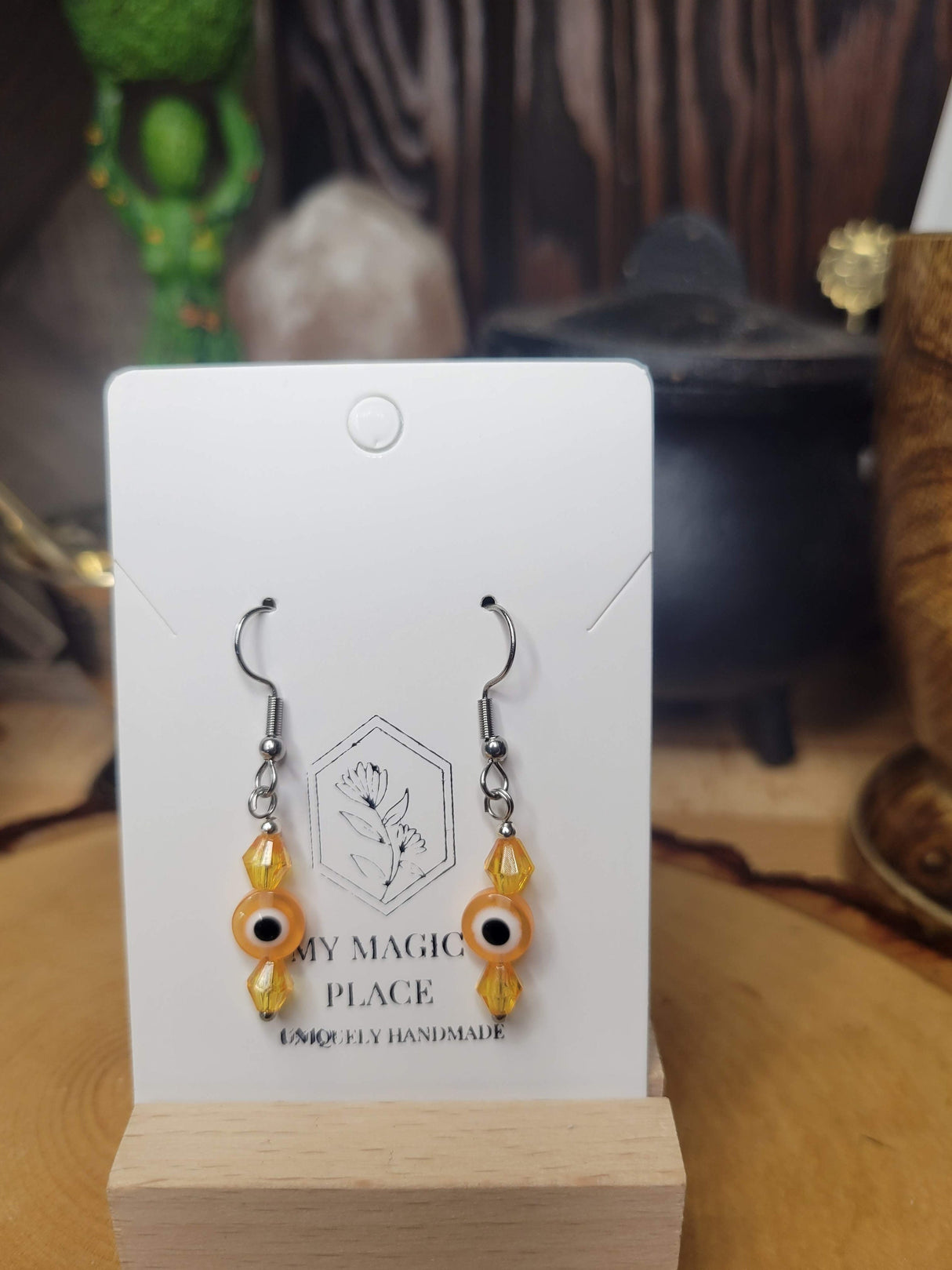 Colored Evil Eye Earrings: Protection Jewelry