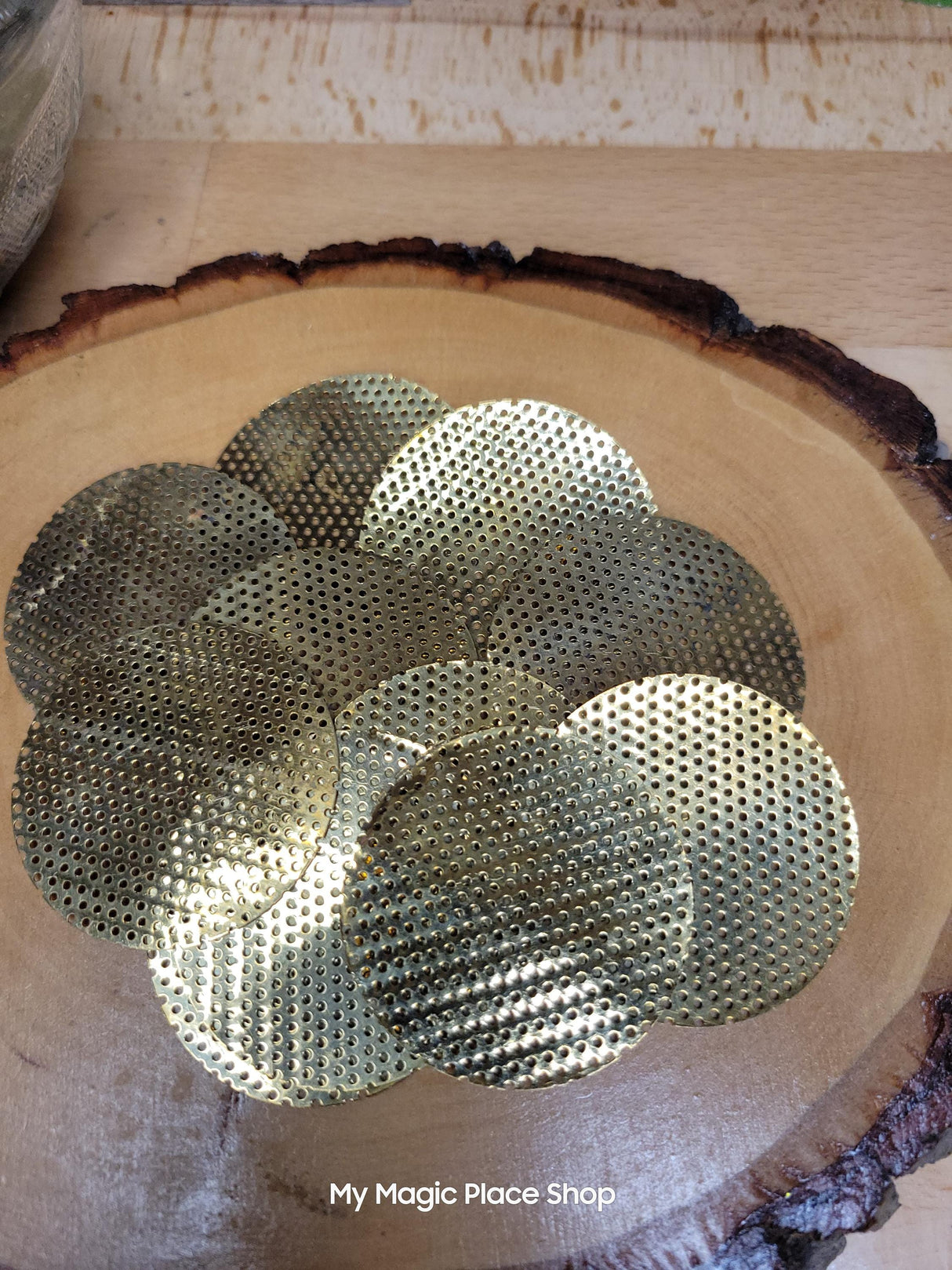 Brass Incense Burner Screen - Resin Burner Replacement