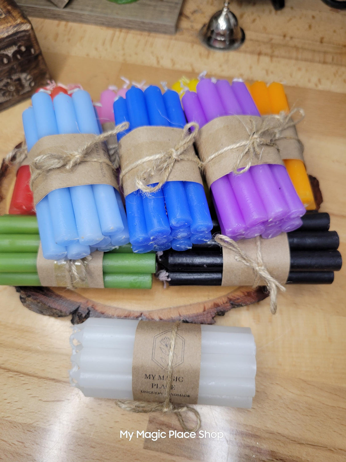 Mini Color Chime Candles - Set of 10 Spell Candles