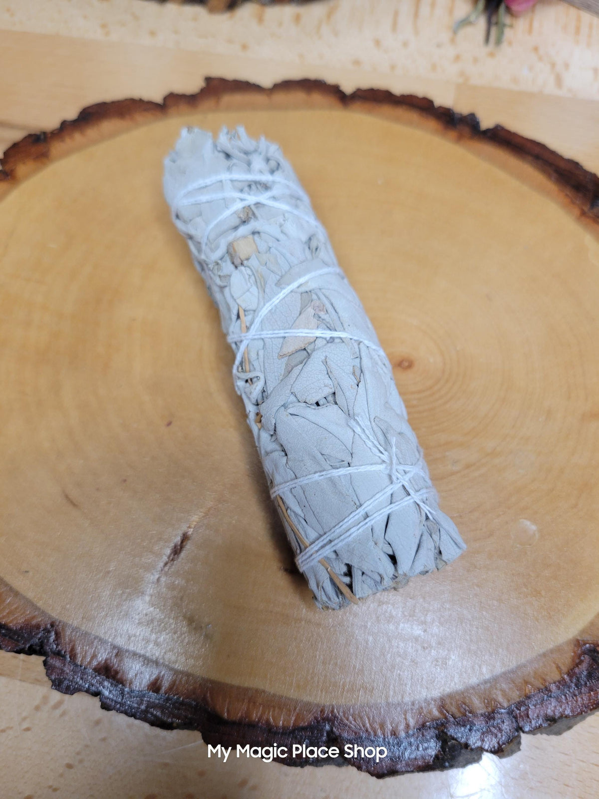 Sage Smudge Stick 4" Handmade White Sage Bundle for Cleansing, Meditation & Spiritual Purification