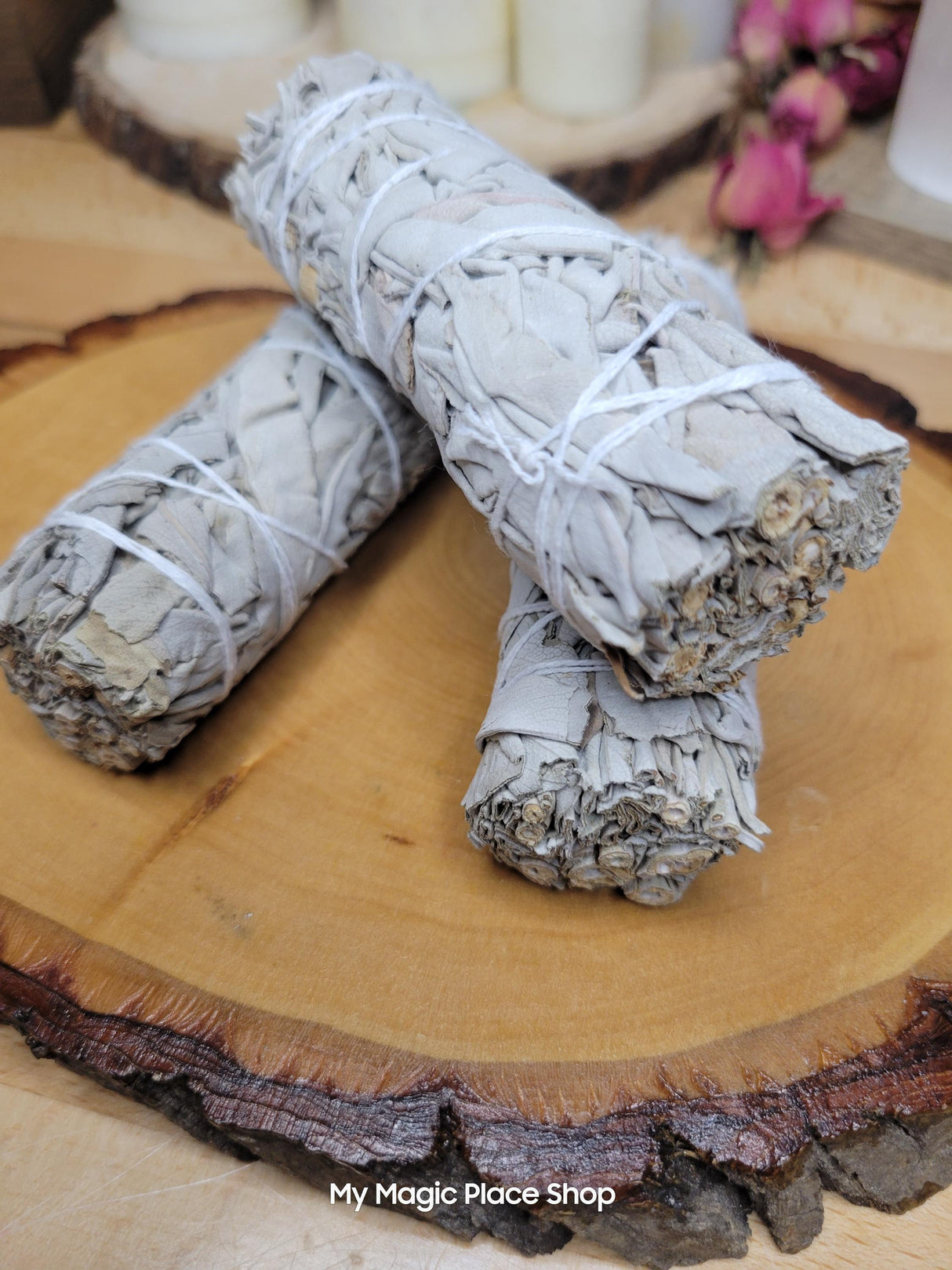 Sage smudge stick - 4", Handmade White Sage Smudge Stick