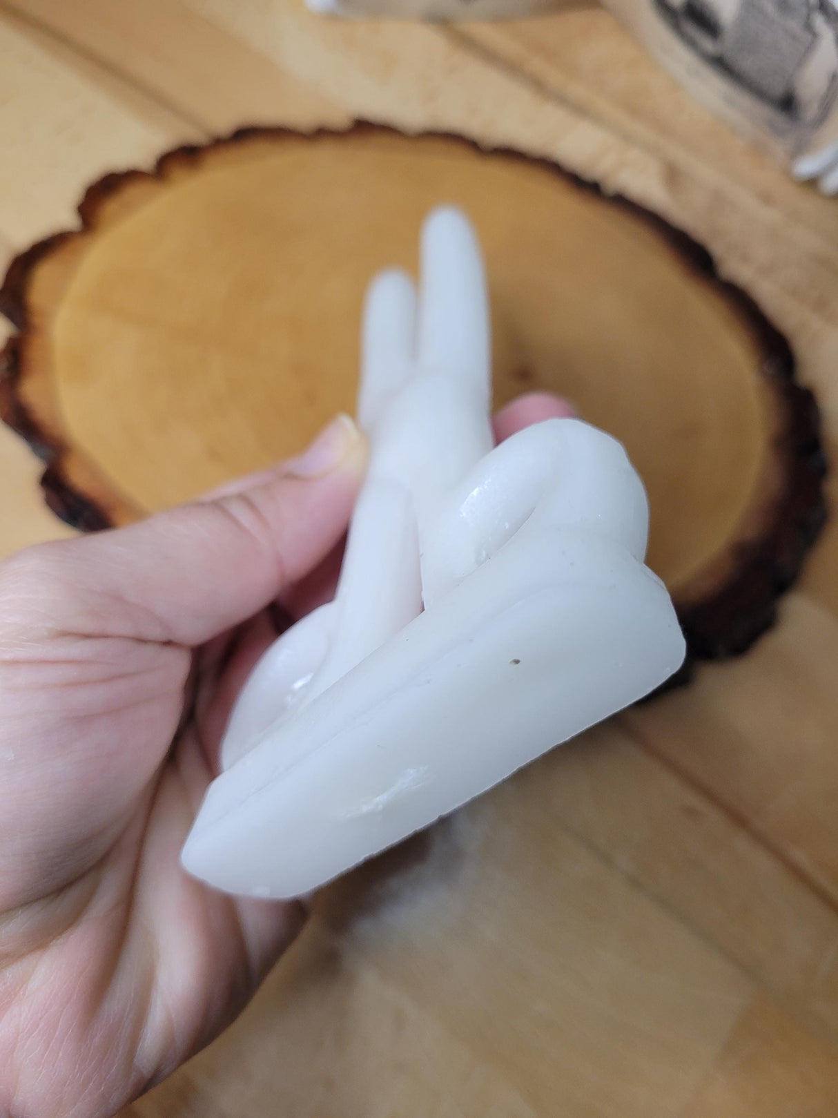 White Scissors shape candle- Cord cutting Candle