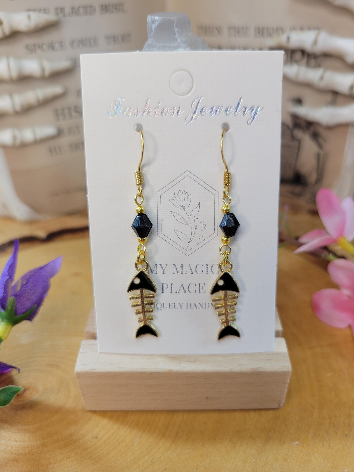 Fish Earrings Dangle Colored Charms Sea Jewelry Handmade Nature-Inspired Ocean Accessories