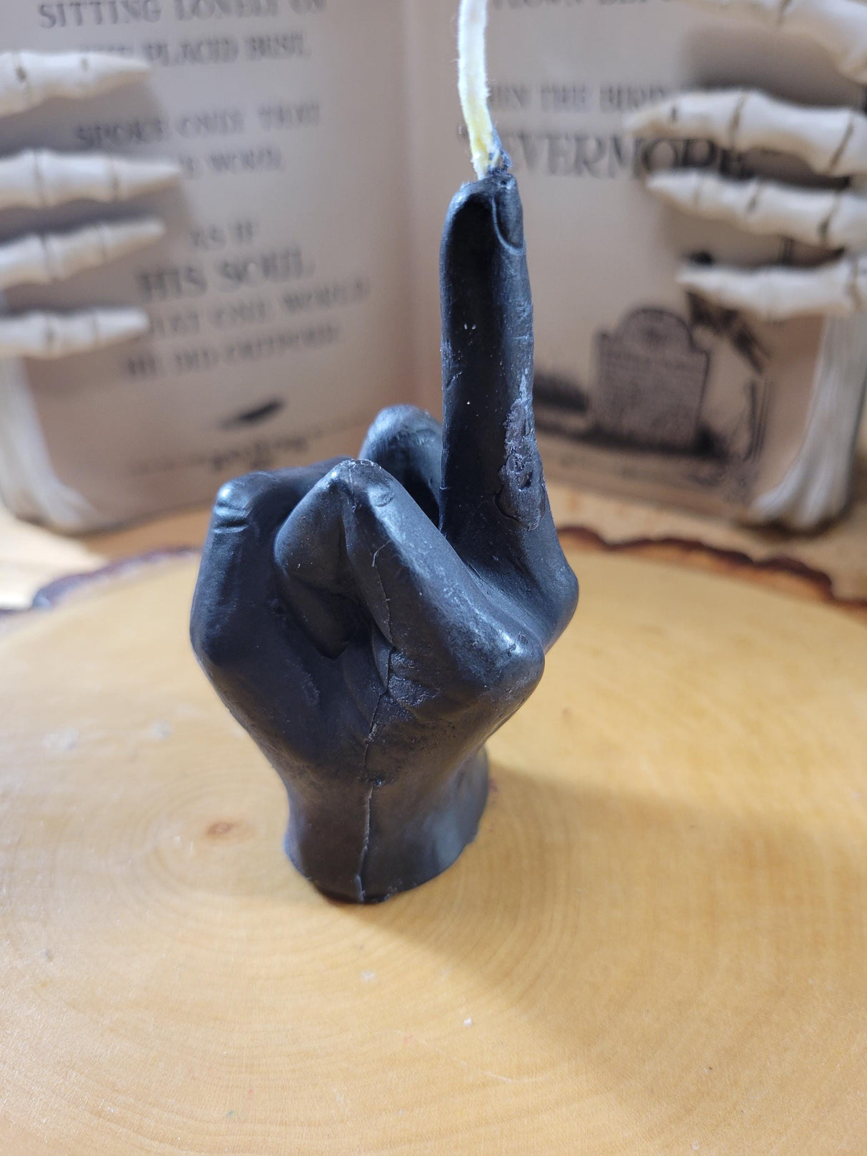 Handmade Middle Finger Candle: Funny Gag Gift, Novelty Home Decor