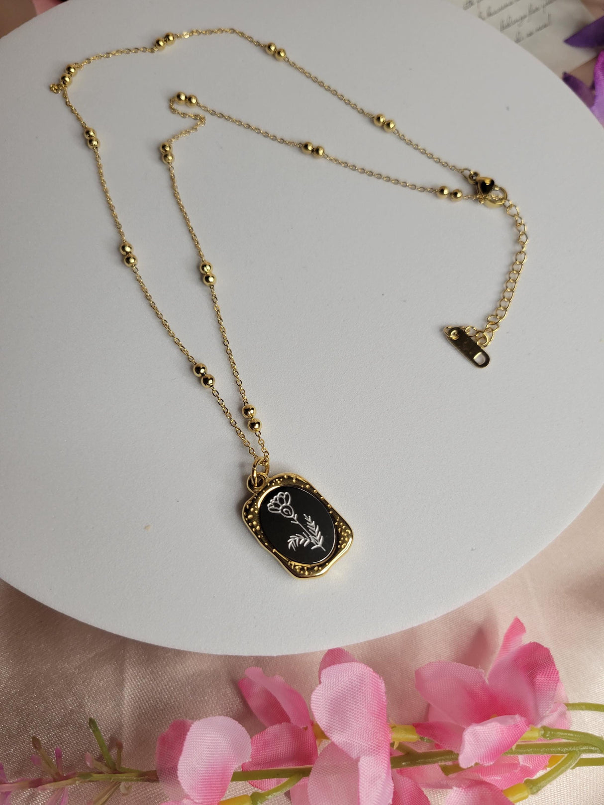 Birth Month Necklace Silver and Gold Tones Handcrafted Ideal for Anniversary, Gift for Women