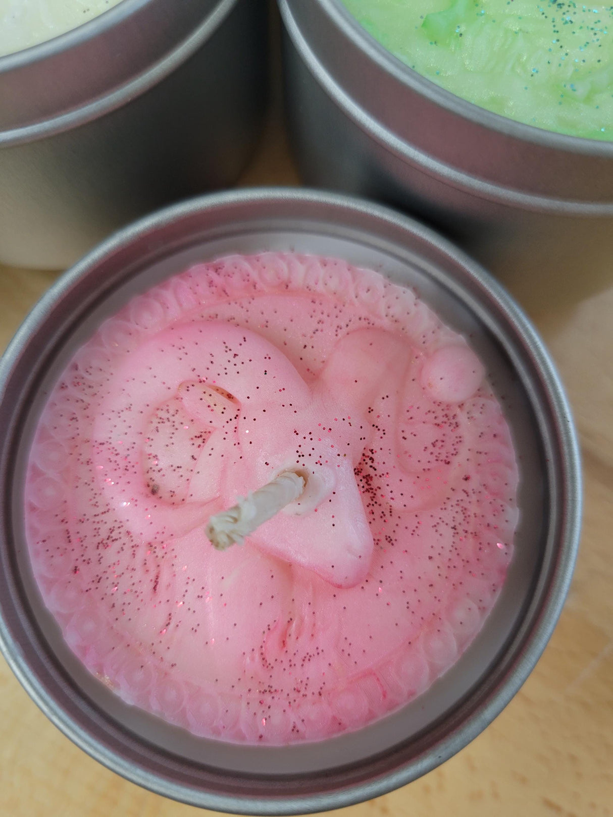 Small Zodiac Candles in Tin Jars, Handmade Scented Palm & Soy Wax, Ideal for Astrology