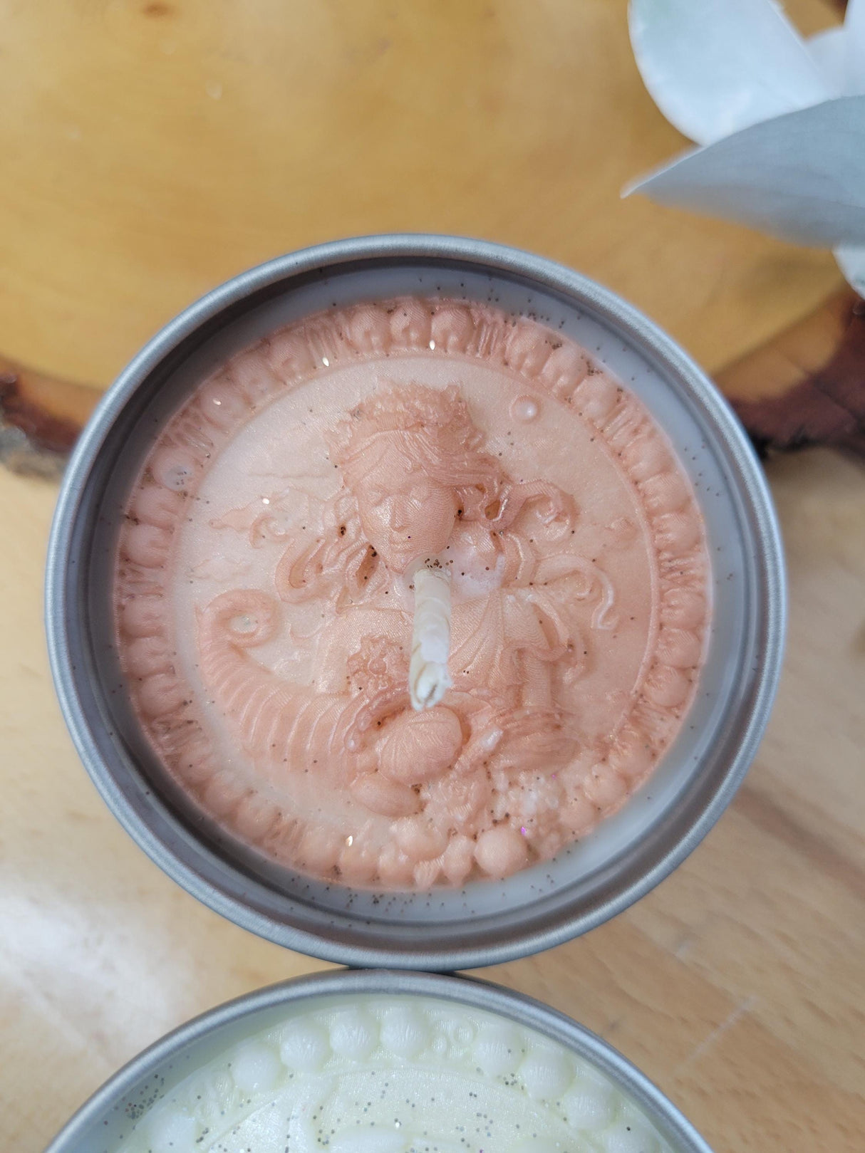 Small Zodiac Candles in Tin Jars, Handmade Scented Palm & Soy Wax, Ideal for Astrology