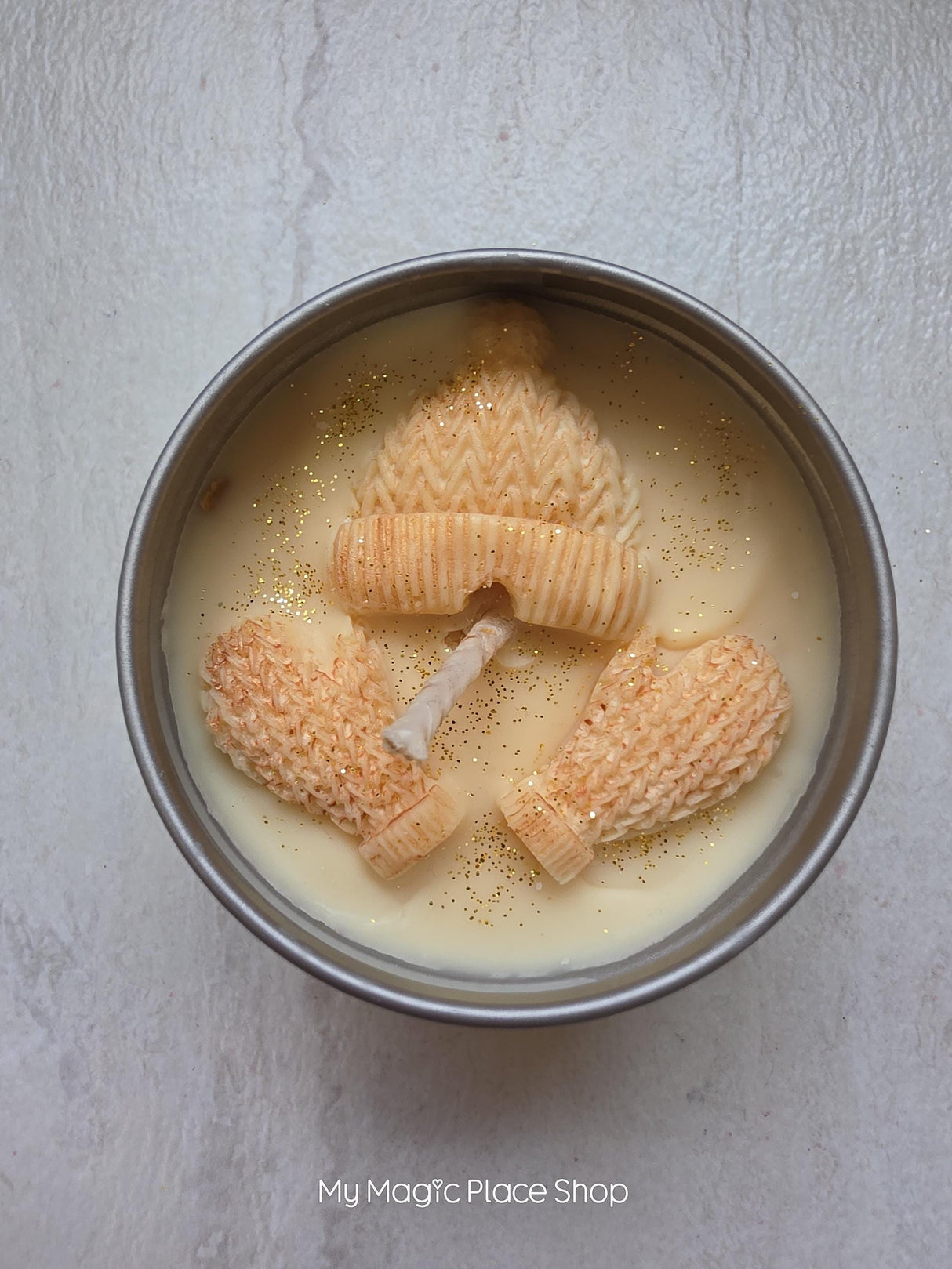 Gingerbread Soy Candle | Hand-Poured Winter Cozy Decor (4 oz)