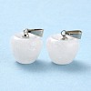 Natural Quartz Apple Crystal Pendant