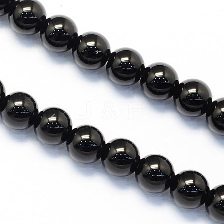 Black onyx Natural round beads Strands