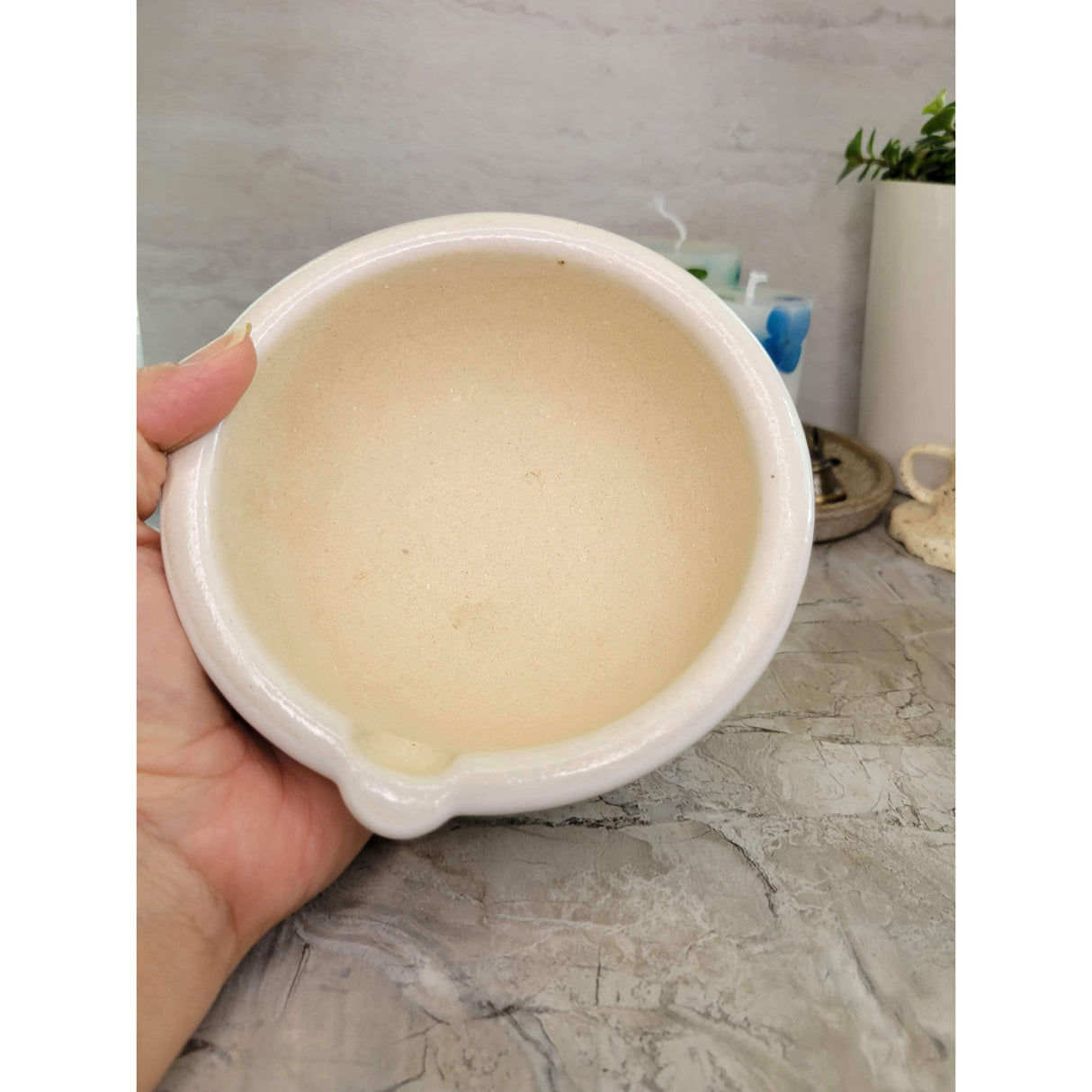 Ceramic Mortal & Pestle Set , Handmade Ceramic -Mortars & Pestles