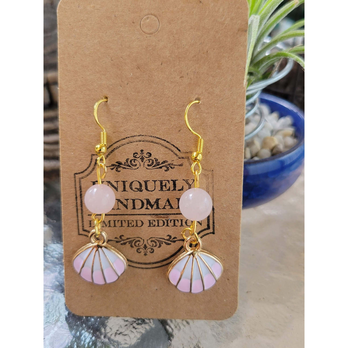 crystal beads earrings