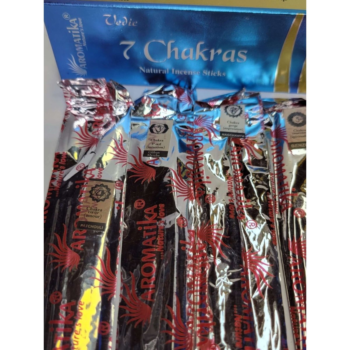 7 CHAKRA Incense Sticks (15 grams) -Incense