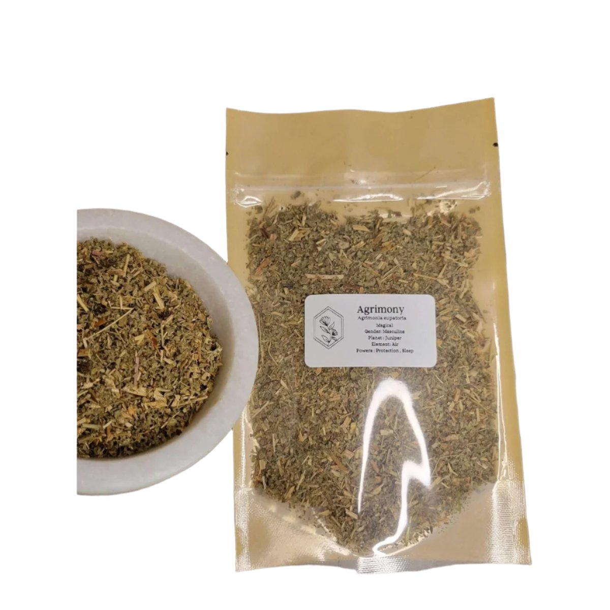 Agrimony, Cut & Sifted 1oz -Herbs & Spices