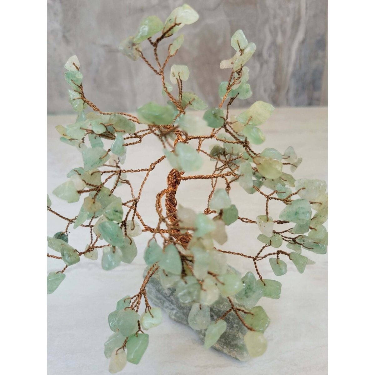 Amethyst / Rose Quartz, Green Aventurine Tree Of Life (7 inch) -Decor