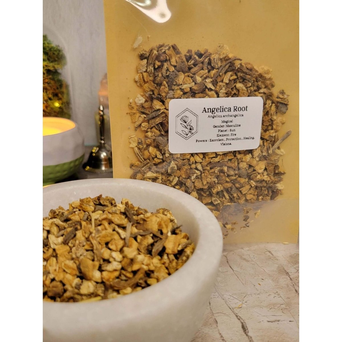 Angelica Root, Cut & Sifted, 1oz -Herbs & Spices