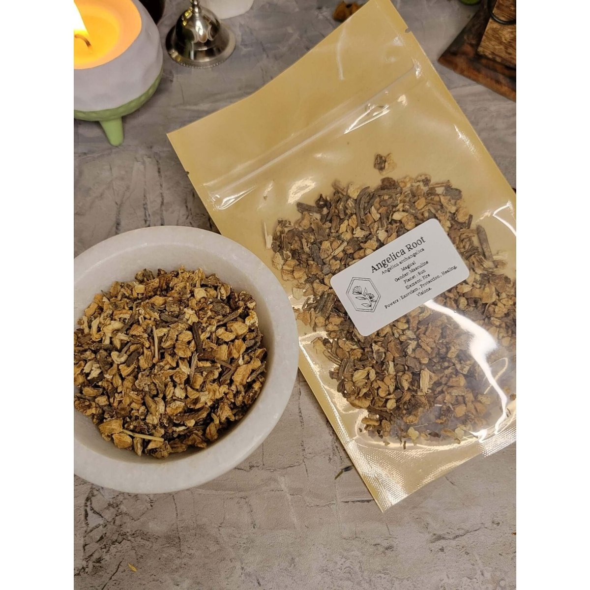 Angelica Root, Cut & Sifted, 1oz -Herbs & Spices