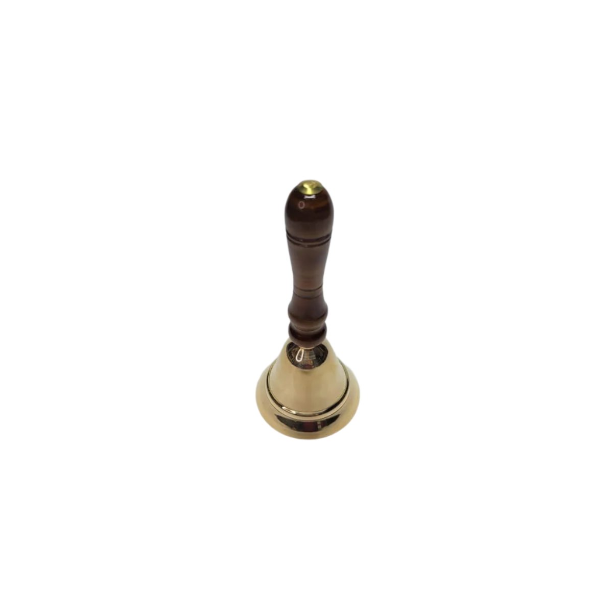 Brass Bell with Wooden Handle -Hand Bells & Chimes