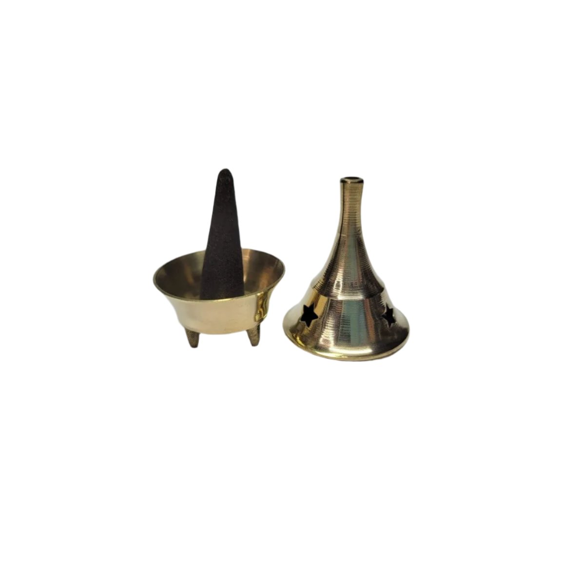 Brass Cone Burner / Cone Burner/Altar Décor -Incense Holders