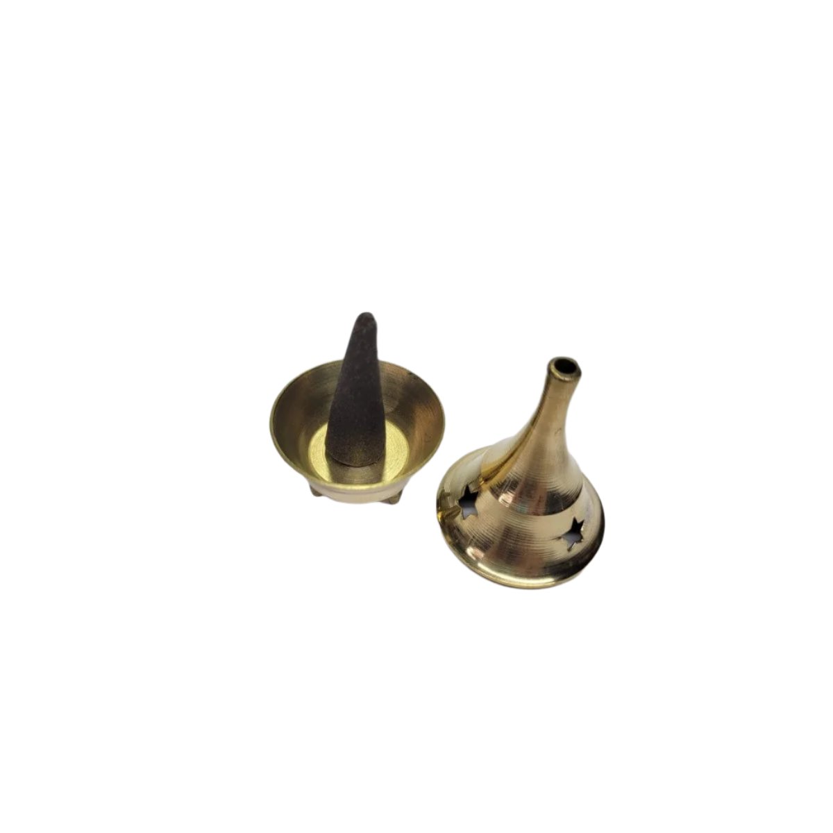Brass Cone Burner / Cone Burner/Altar Décor -Incense Holders
