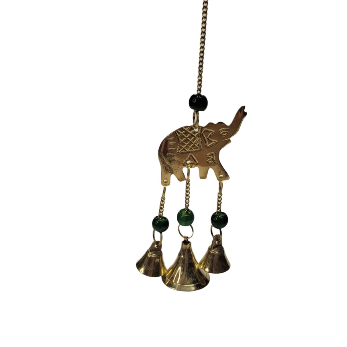 Brass Wind Chime with bells Elephant -Wind Chimes
