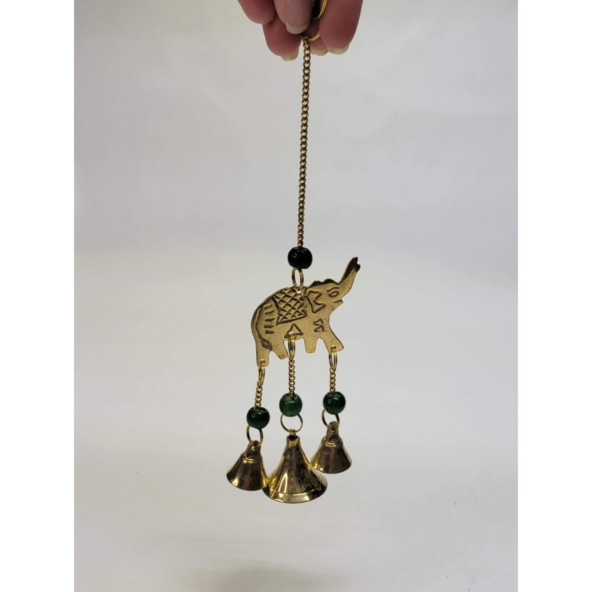 Brass Wind Chime with bells Elephant -Wind Chimes
