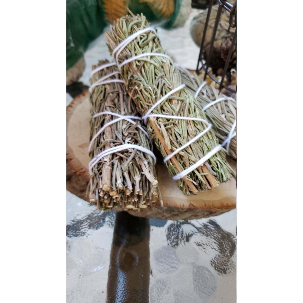 California Rosemary Smudge Sticks 4" inch Cleanse House Cleanse -Herbs & Spices