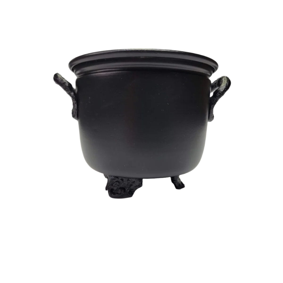 Cauldron Burner / Black Plain Metal Cauldron / Altar Burner -Incense Holders
