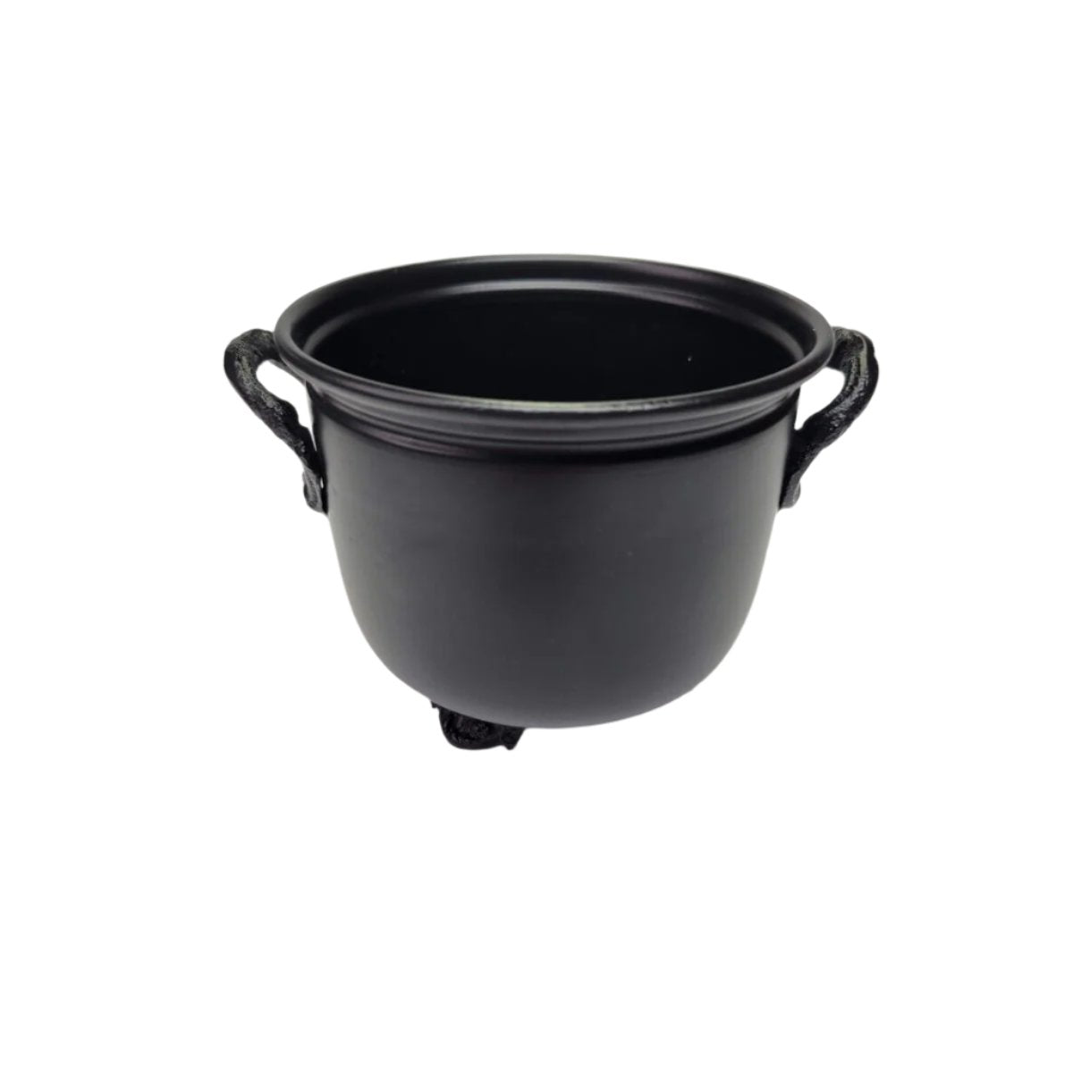 Cauldron Burner / Black Plain Metal Cauldron / Altar Burner -Incense Holders