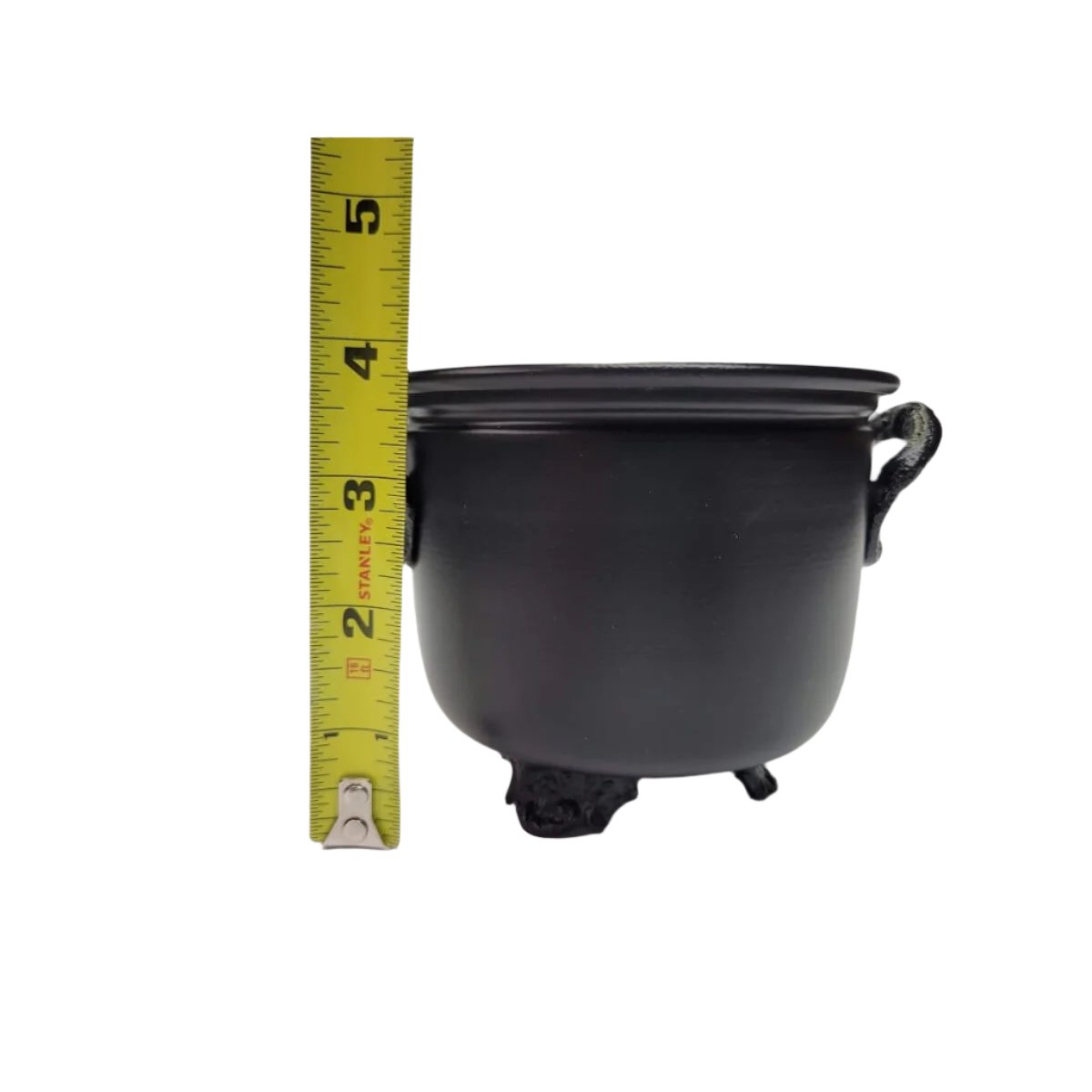 Cauldron Burner / Black Plain Metal Cauldron / Altar Burner -Incense Holders
