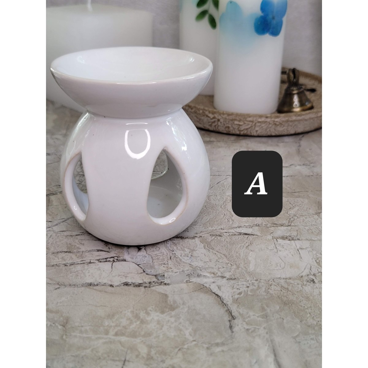 Ceramic Oil Burners Assorted Designs , handmade ceramic oil burner -Candle & Oil Warmers