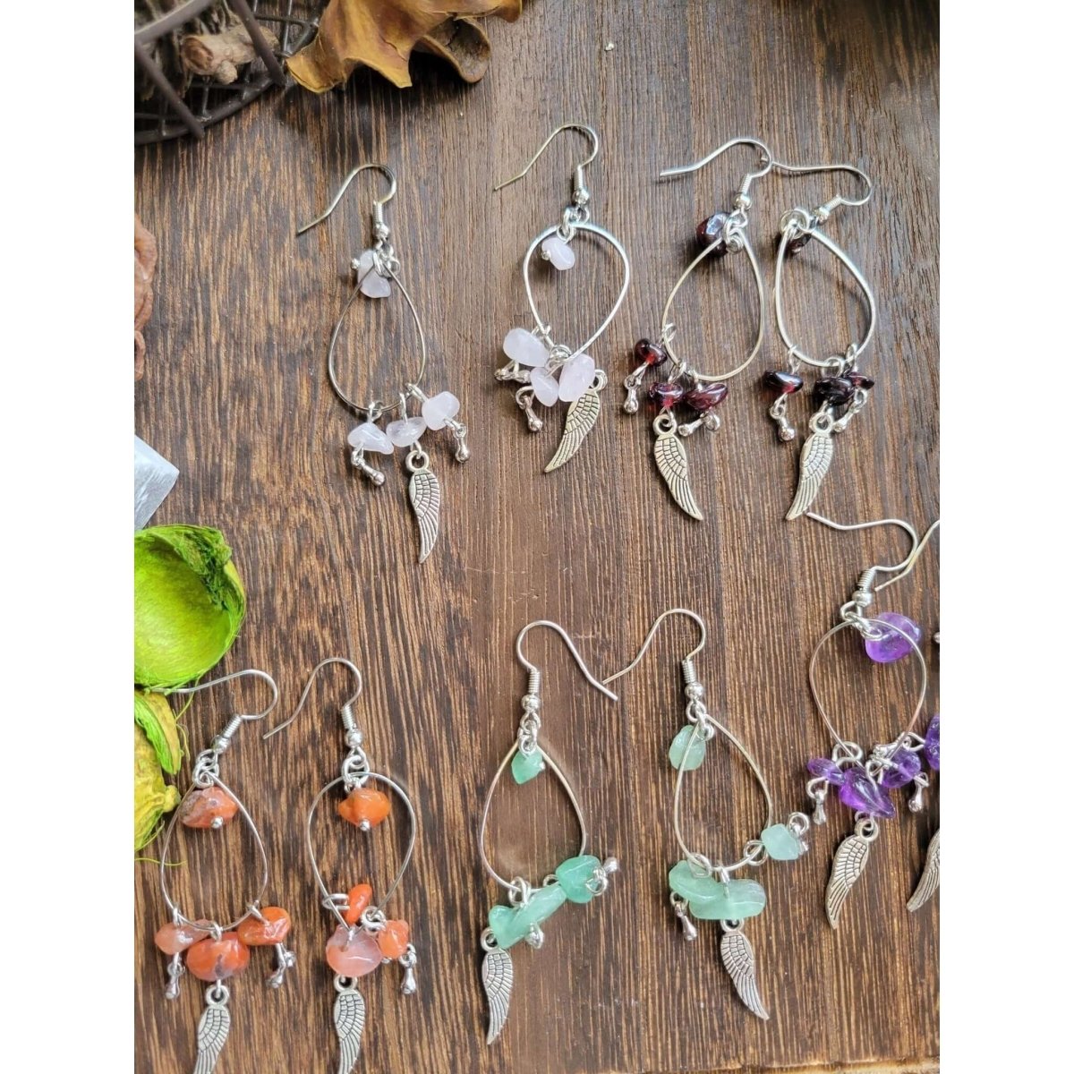 Chandelier Earrings, with Gemstone , Crystal Earrings -Earrings