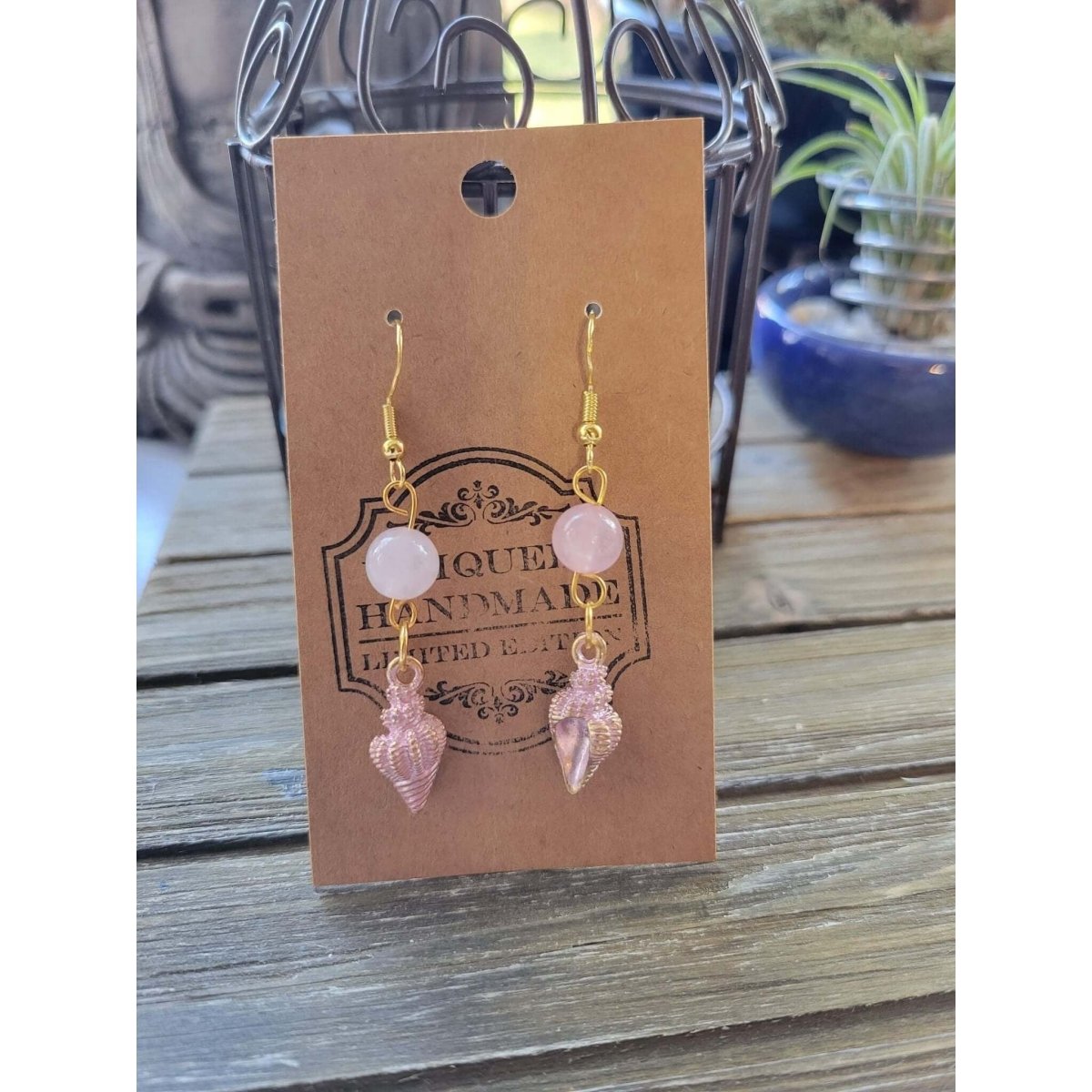 Charm and Crystal Earrings / Sea Earrings -Earrings