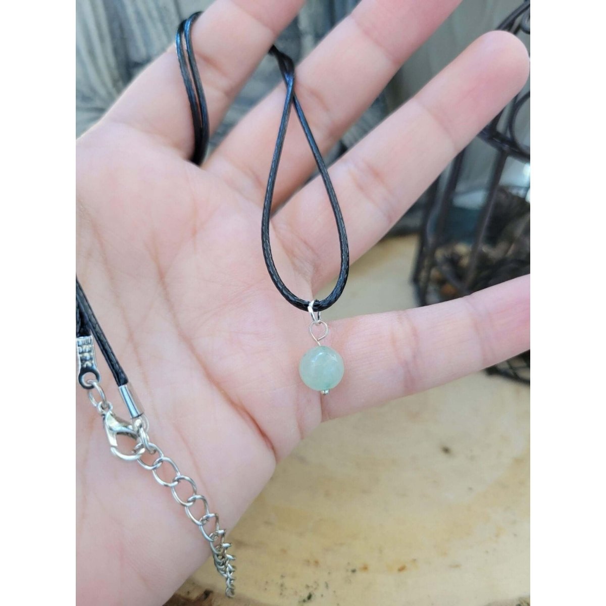 Crystal Beads Necklace /Healing Jewelry /Protection Crystals -