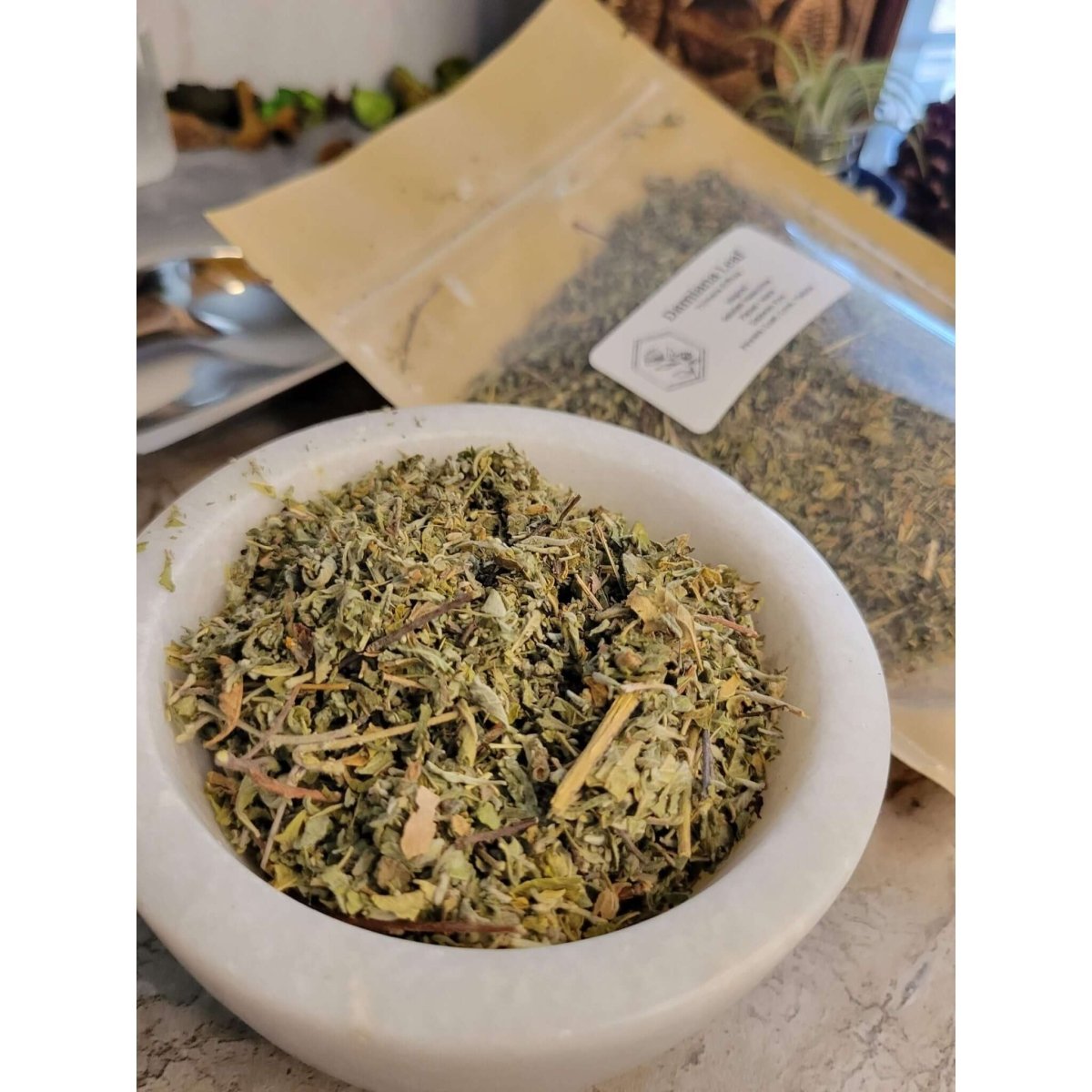 Damiana Leaf, Cut & Sifted 1oz -Herbs & Spices